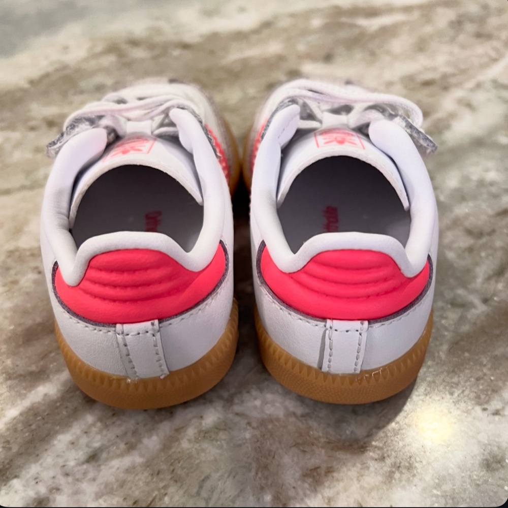 adidas Kids Samba Sneakers White Pink Gum - Picture 4 of 11